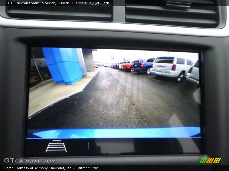 Kinetic Blue Metallic / Jet Black 2018 Chevrolet Sonic LS Sedan
