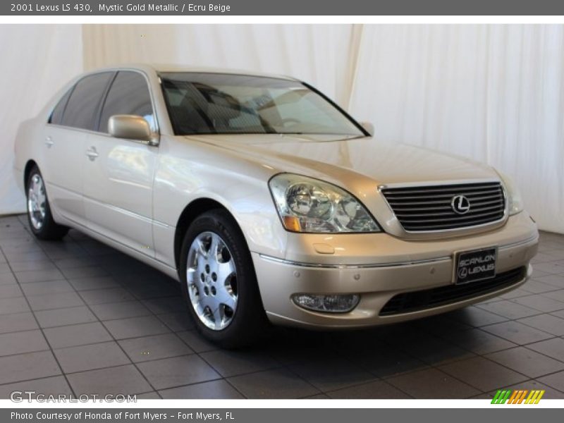 Mystic Gold Metallic / Ecru Beige 2001 Lexus LS 430