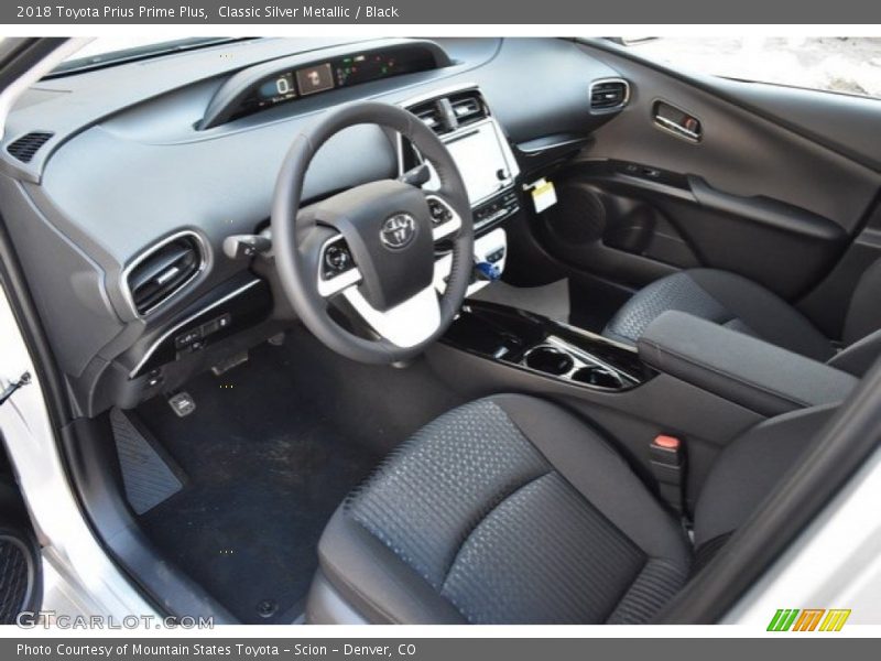 Classic Silver Metallic / Black 2018 Toyota Prius Prime Plus