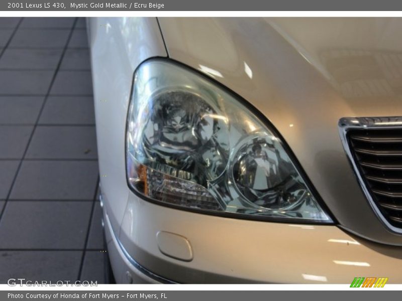 Mystic Gold Metallic / Ecru Beige 2001 Lexus LS 430