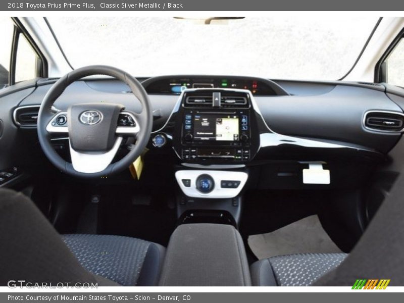 Classic Silver Metallic / Black 2018 Toyota Prius Prime Plus
