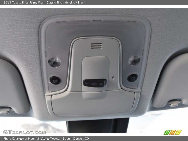 Classic Silver Metallic / Black 2018 Toyota Prius Prime Plus