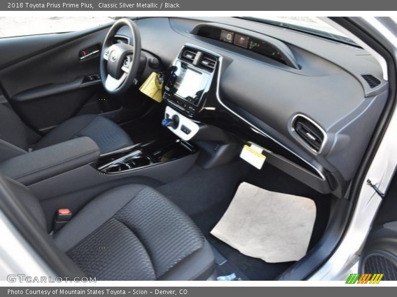 Classic Silver Metallic / Black 2018 Toyota Prius Prime Plus