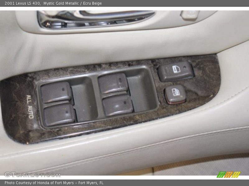 Mystic Gold Metallic / Ecru Beige 2001 Lexus LS 430