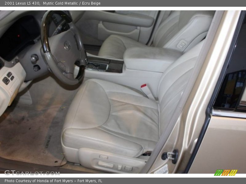 Mystic Gold Metallic / Ecru Beige 2001 Lexus LS 430