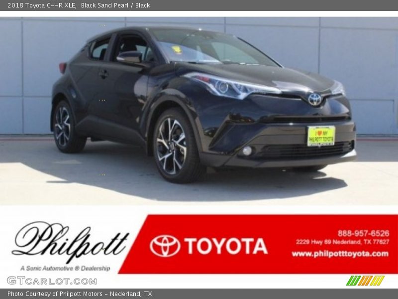 Black Sand Pearl / Black 2018 Toyota C-HR XLE