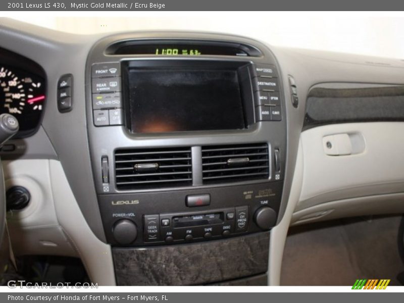 Mystic Gold Metallic / Ecru Beige 2001 Lexus LS 430