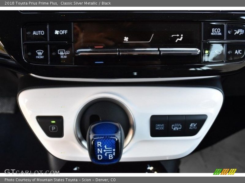 Classic Silver Metallic / Black 2018 Toyota Prius Prime Plus