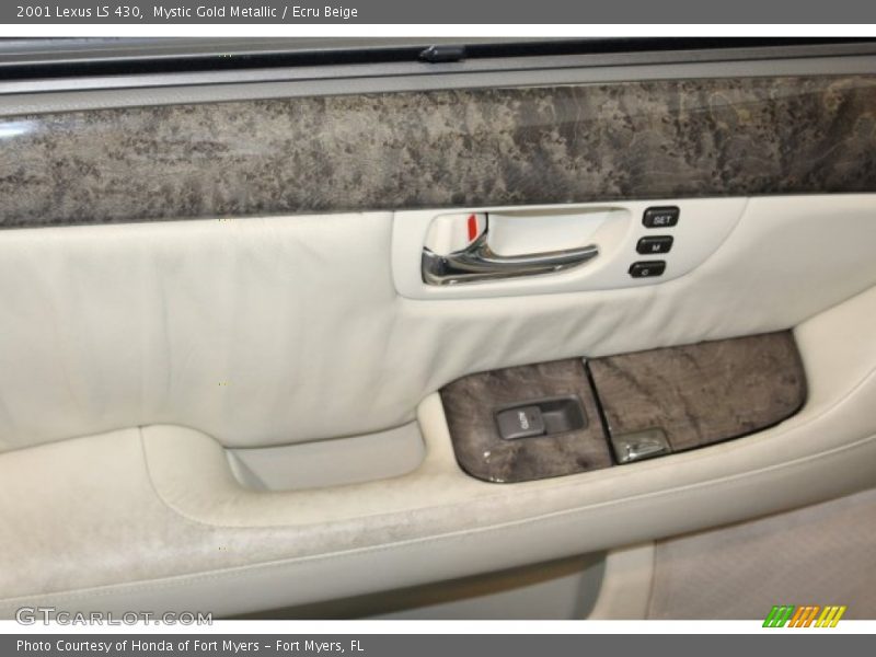 Mystic Gold Metallic / Ecru Beige 2001 Lexus LS 430