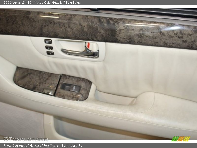 Mystic Gold Metallic / Ecru Beige 2001 Lexus LS 430