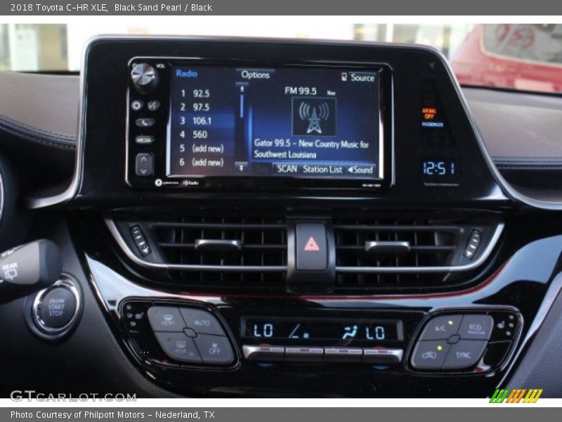 Black Sand Pearl / Black 2018 Toyota C-HR XLE
