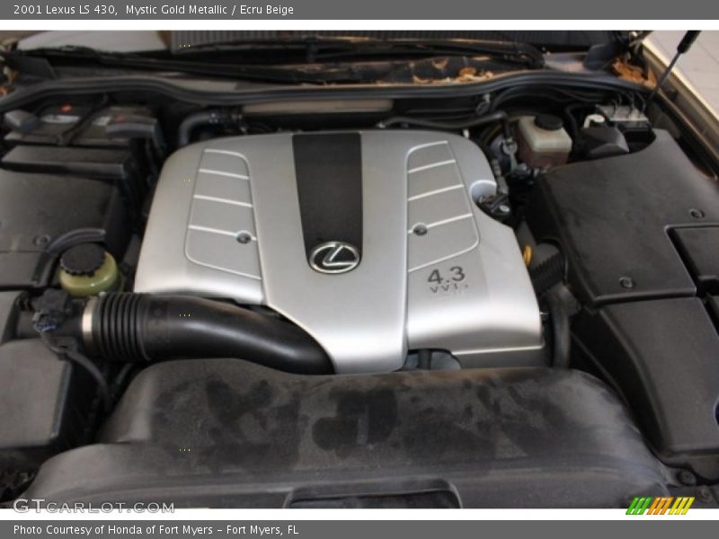 Mystic Gold Metallic / Ecru Beige 2001 Lexus LS 430