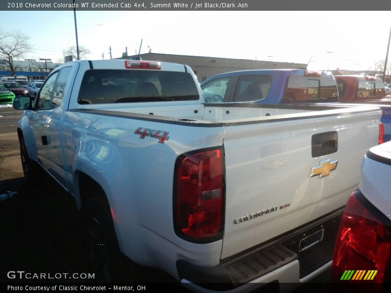 Summit White / Jet Black/Dark Ash 2018 Chevrolet Colorado WT Extended Cab 4x4