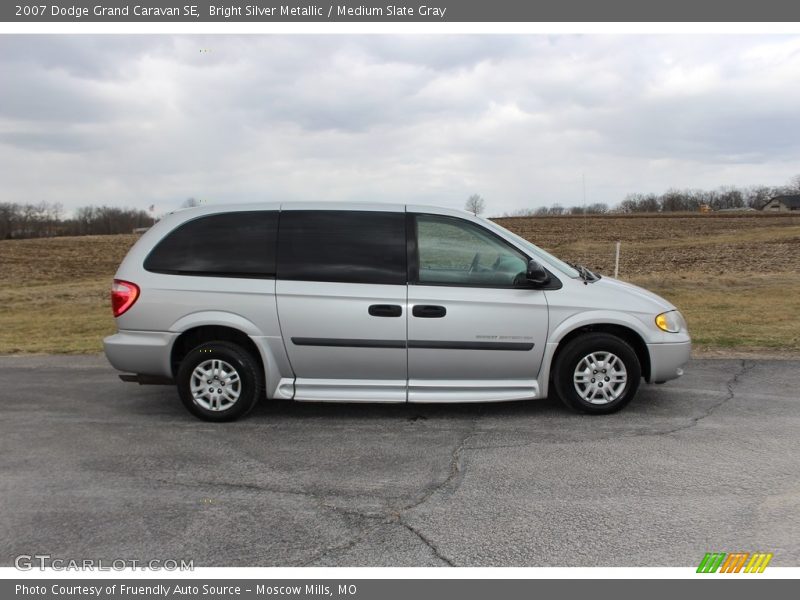Bright Silver Metallic / Medium Slate Gray 2007 Dodge Grand Caravan SE