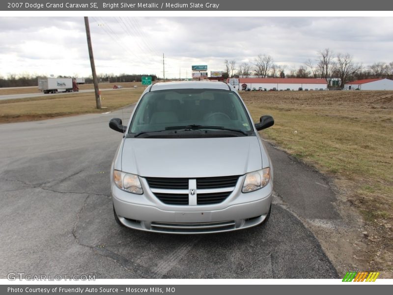Bright Silver Metallic / Medium Slate Gray 2007 Dodge Grand Caravan SE