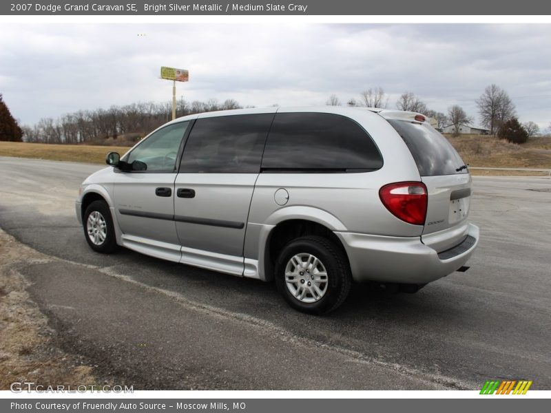 Bright Silver Metallic / Medium Slate Gray 2007 Dodge Grand Caravan SE