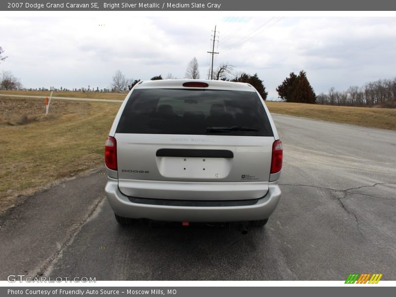 Bright Silver Metallic / Medium Slate Gray 2007 Dodge Grand Caravan SE