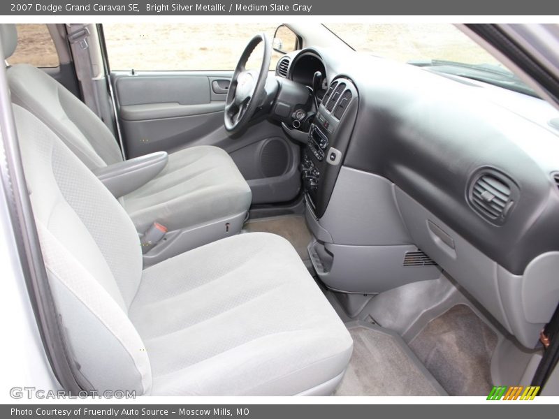 Bright Silver Metallic / Medium Slate Gray 2007 Dodge Grand Caravan SE
