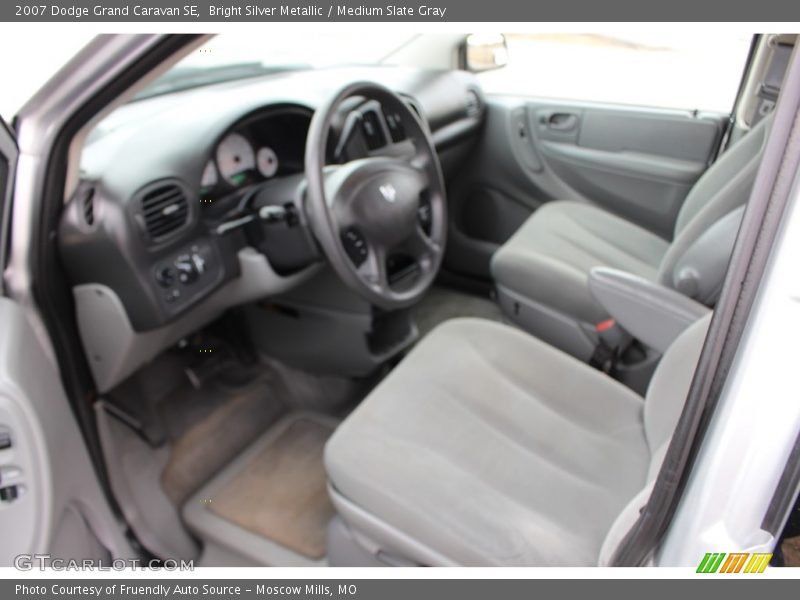 Bright Silver Metallic / Medium Slate Gray 2007 Dodge Grand Caravan SE