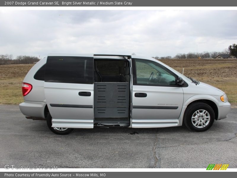 Bright Silver Metallic / Medium Slate Gray 2007 Dodge Grand Caravan SE