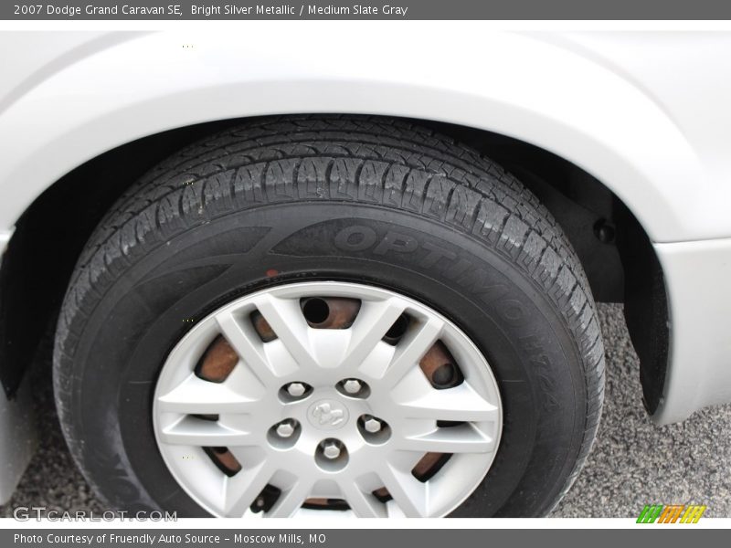 Bright Silver Metallic / Medium Slate Gray 2007 Dodge Grand Caravan SE