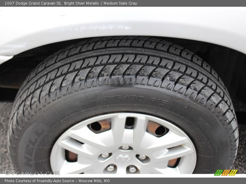Bright Silver Metallic / Medium Slate Gray 2007 Dodge Grand Caravan SE