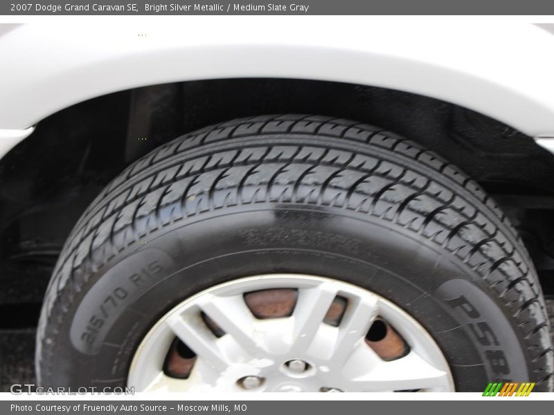 Bright Silver Metallic / Medium Slate Gray 2007 Dodge Grand Caravan SE