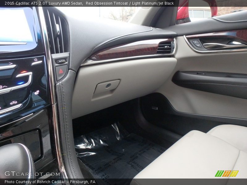 Red Obsession Tintcoat / Light Platinum/Jet Black 2015 Cadillac ATS 2.0T Luxury AWD Sedan