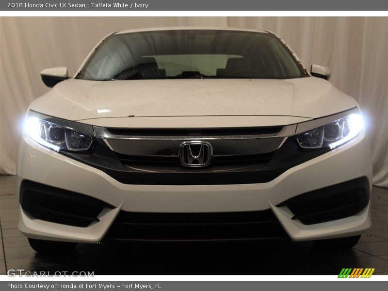 Taffeta White / Ivory 2018 Honda Civic LX Sedan