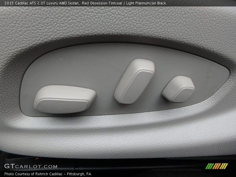 Red Obsession Tintcoat / Light Platinum/Jet Black 2015 Cadillac ATS 2.0T Luxury AWD Sedan