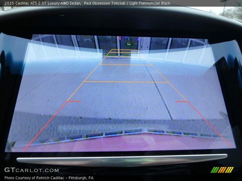 Red Obsession Tintcoat / Light Platinum/Jet Black 2015 Cadillac ATS 2.0T Luxury AWD Sedan