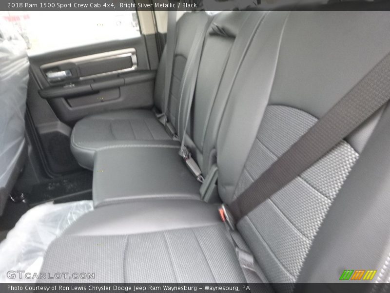 Bright Silver Metallic / Black 2018 Ram 1500 Sport Crew Cab 4x4