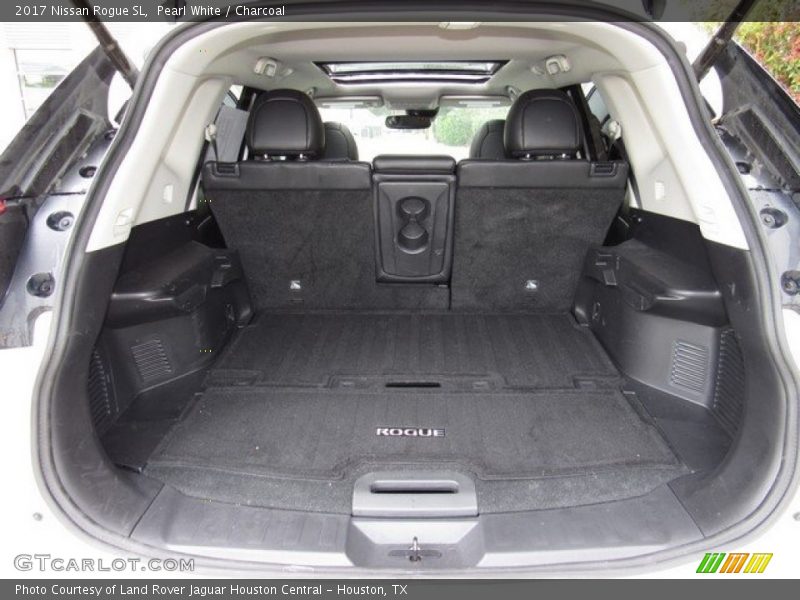 Pearl White / Charcoal 2017 Nissan Rogue SL