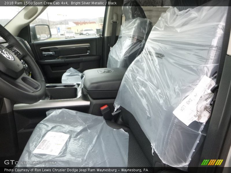 Bright Silver Metallic / Black 2018 Ram 1500 Sport Crew Cab 4x4