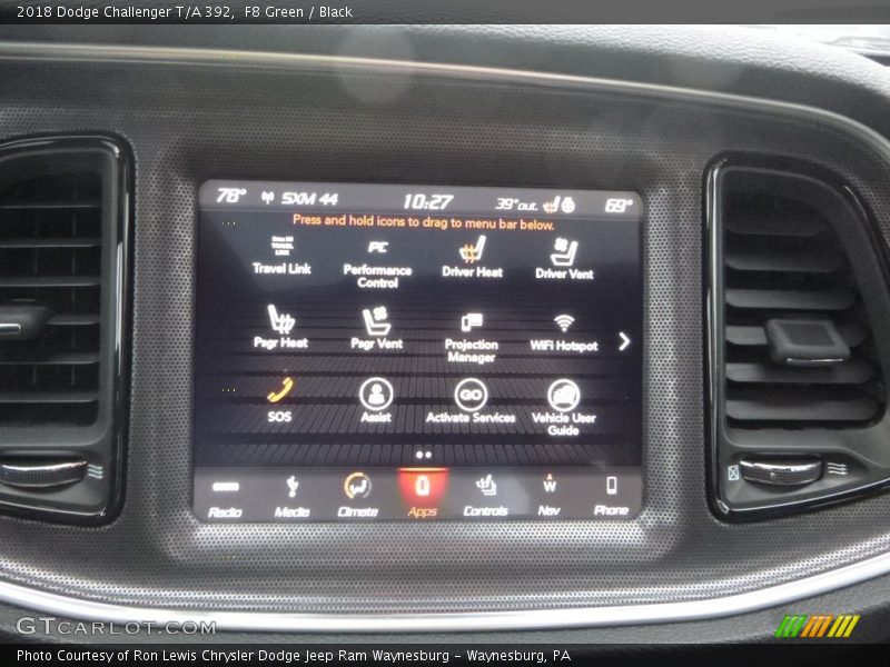 F8 Green / Black 2018 Dodge Challenger T/A 392