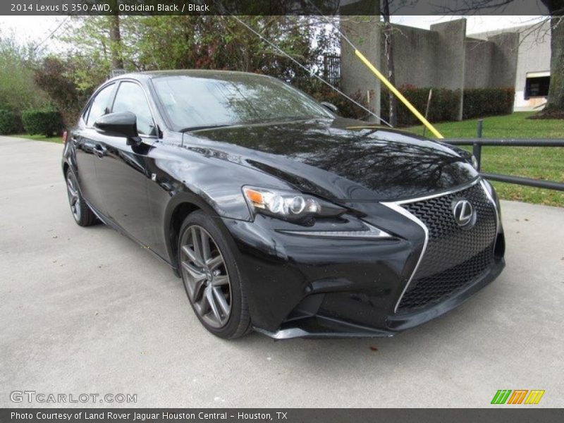 Obsidian Black / Black 2014 Lexus IS 350 AWD