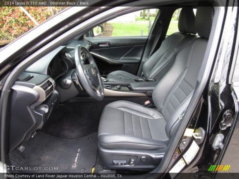 Obsidian Black / Black 2014 Lexus IS 350 AWD
