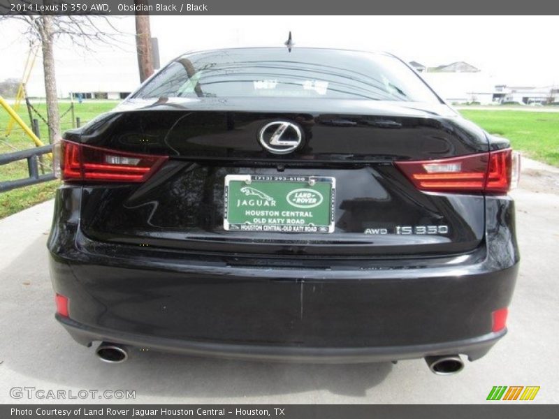 Obsidian Black / Black 2014 Lexus IS 350 AWD