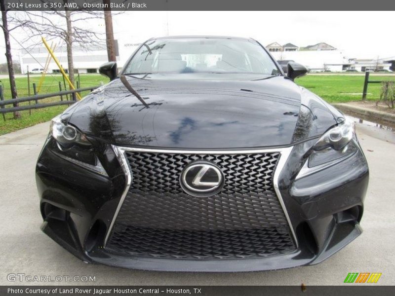 Obsidian Black / Black 2014 Lexus IS 350 AWD