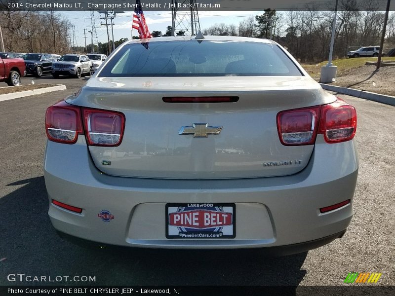 Champagne Silver Metallic / Jet Black/Titanium 2014 Chevrolet Malibu LT