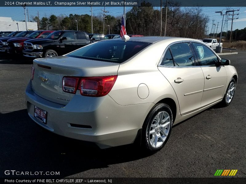 Champagne Silver Metallic / Jet Black/Titanium 2014 Chevrolet Malibu LT