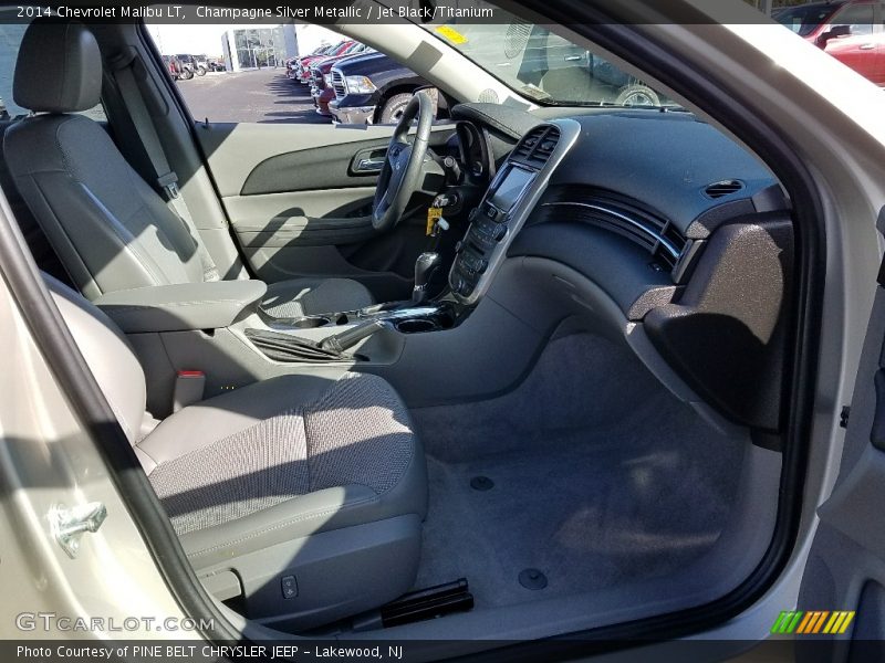 Champagne Silver Metallic / Jet Black/Titanium 2014 Chevrolet Malibu LT
