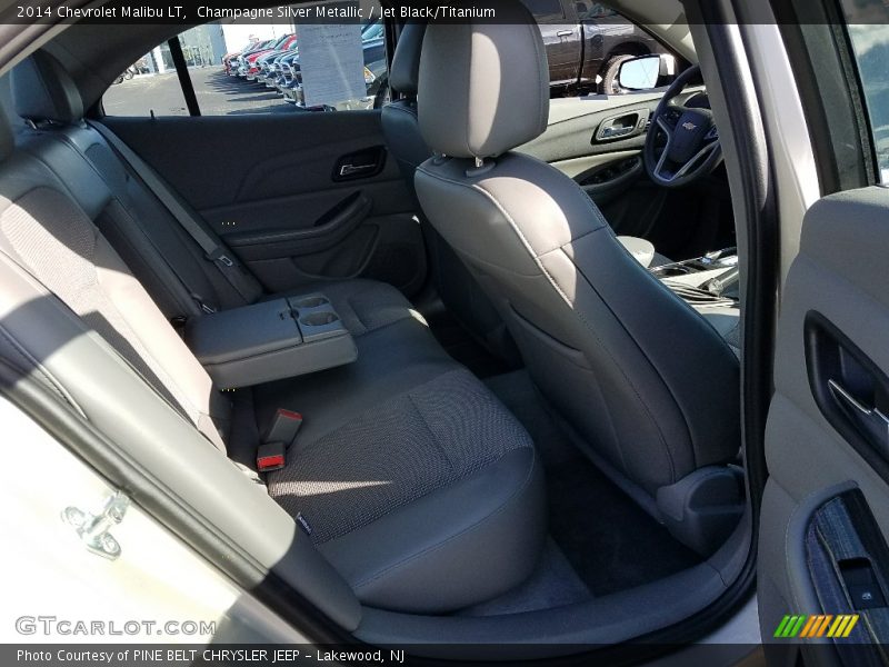 Champagne Silver Metallic / Jet Black/Titanium 2014 Chevrolet Malibu LT