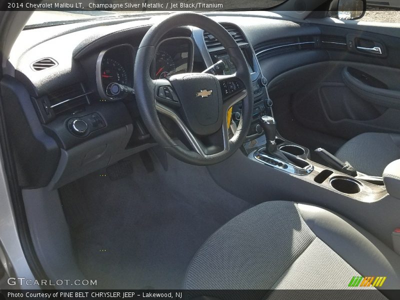 Champagne Silver Metallic / Jet Black/Titanium 2014 Chevrolet Malibu LT