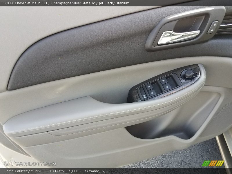 Champagne Silver Metallic / Jet Black/Titanium 2014 Chevrolet Malibu LT