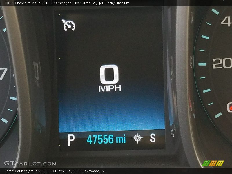 Champagne Silver Metallic / Jet Black/Titanium 2014 Chevrolet Malibu LT