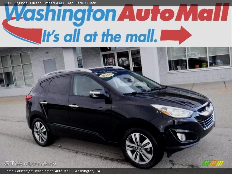 Ash Black / Black 2015 Hyundai Tucson Limited AWD