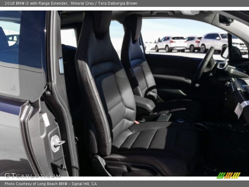 Mineral Grey / Tera Dalbergia Brown 2018 BMW i3 with Range Extender