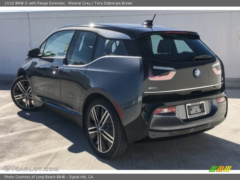 Mineral Grey / Tera Dalbergia Brown 2018 BMW i3 with Range Extender