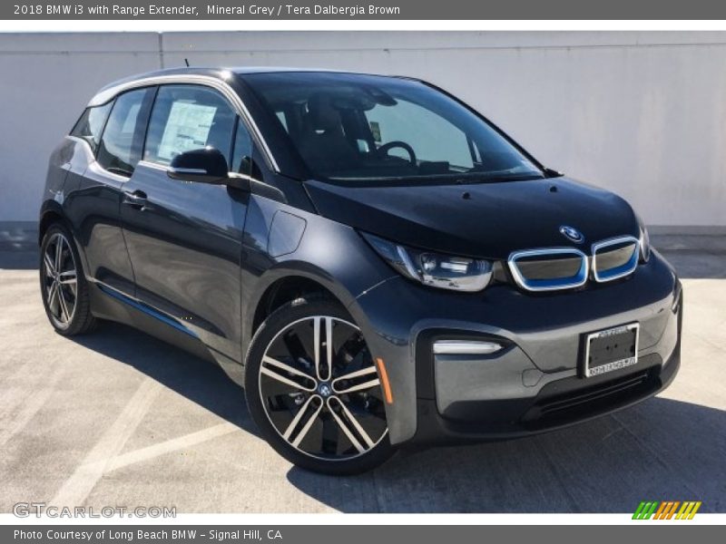 Mineral Grey / Tera Dalbergia Brown 2018 BMW i3 with Range Extender
